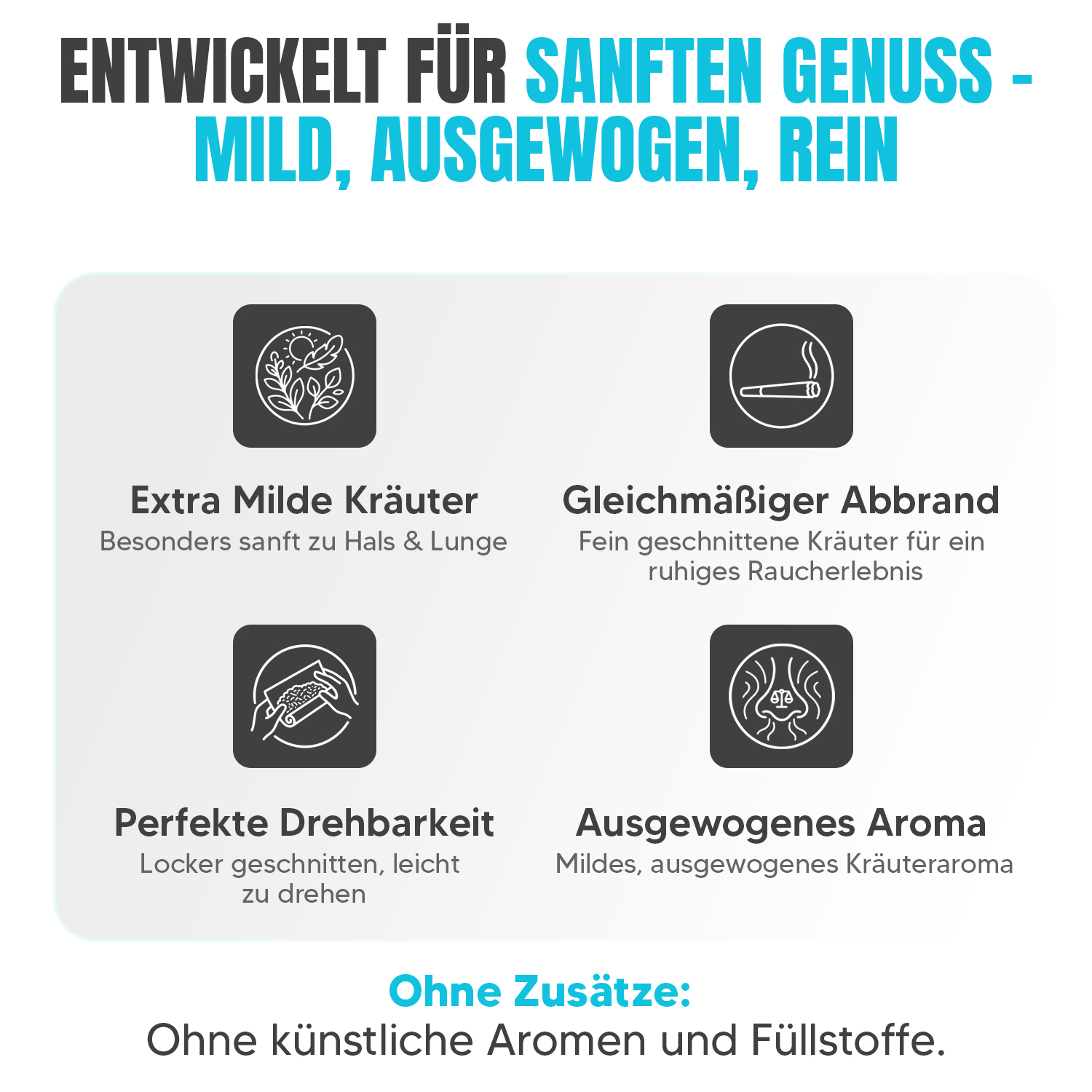 WOLKEN WEICH – Milde Kräutermischung für Joints | 30 g – Bild 4
