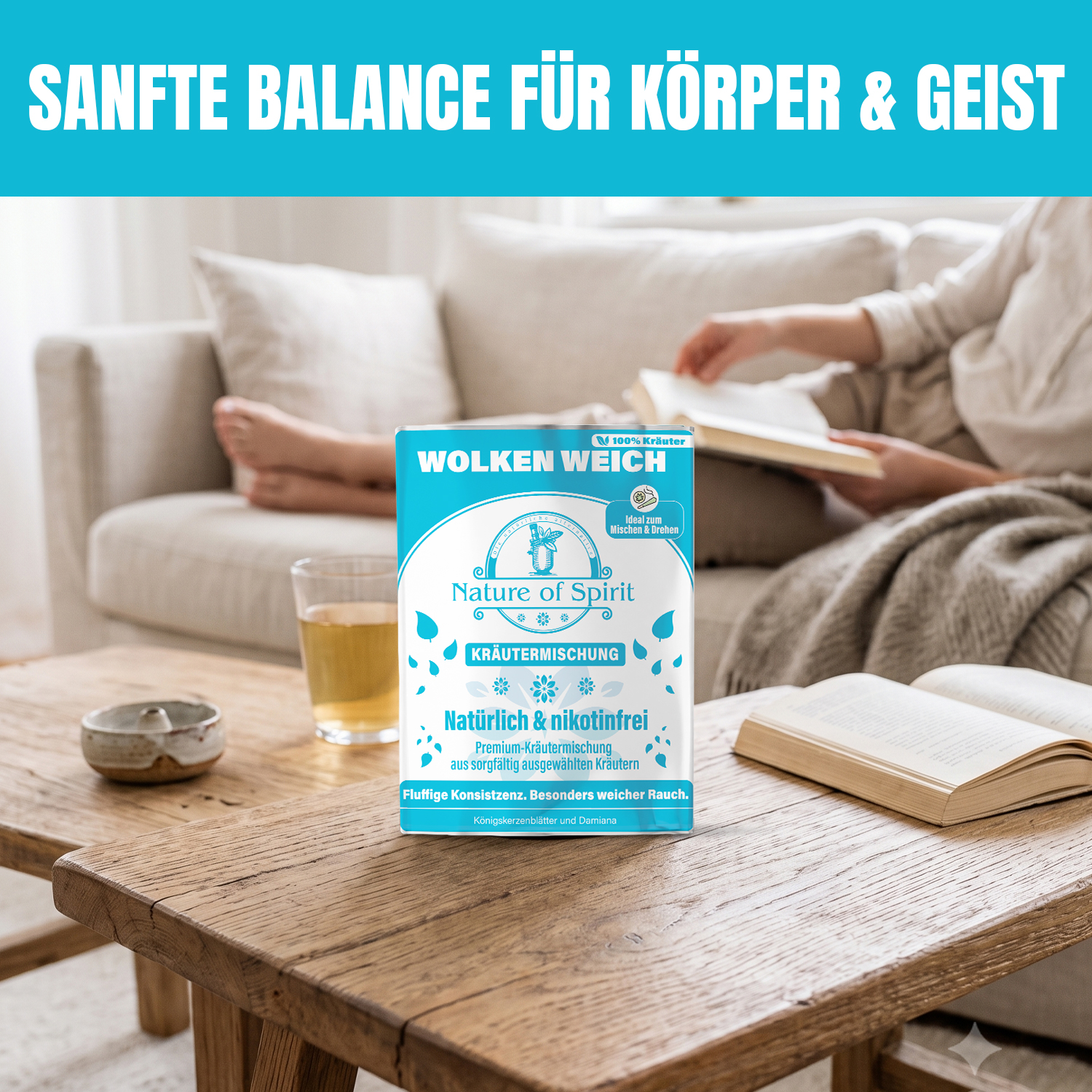 WOLKEN WEICH – Milde Kräutermischung für Joints | 30 g – Bild 7