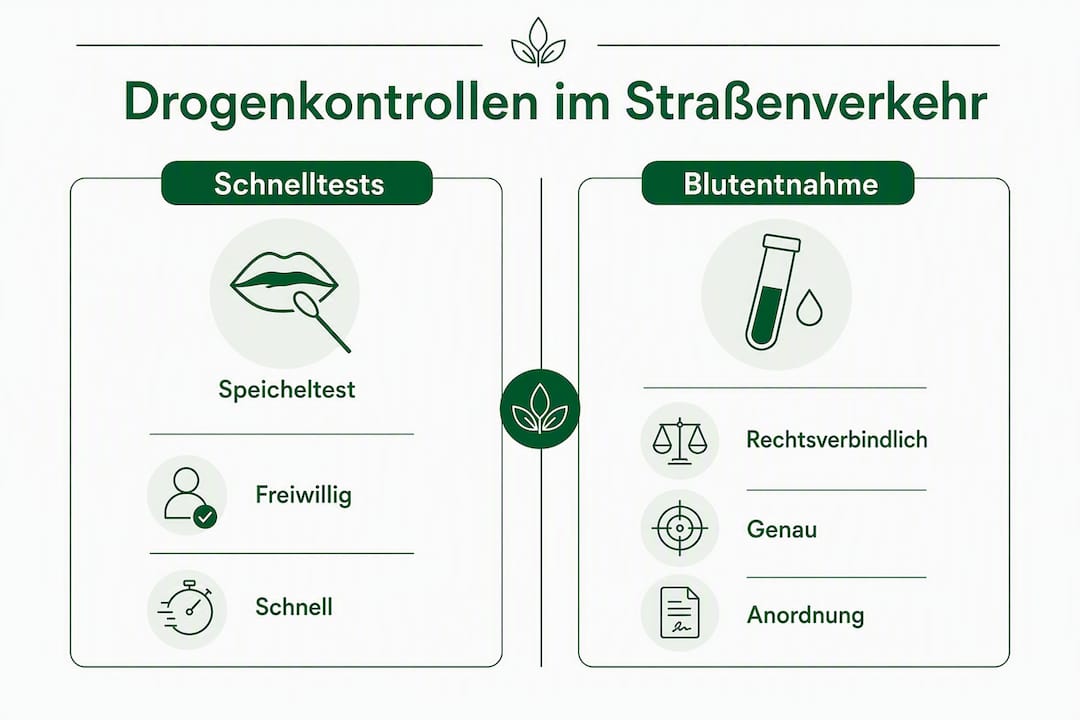 Übersicht: Drogentests im deutschen Straßenverkehr – Zahlen, Fakten und aktuelle Verfahren
