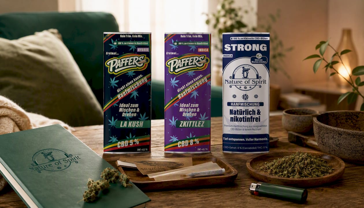 LA KUSCH 5 % – PAFFERS – Wald-erdige Hanfmischung für Joints | 25 g