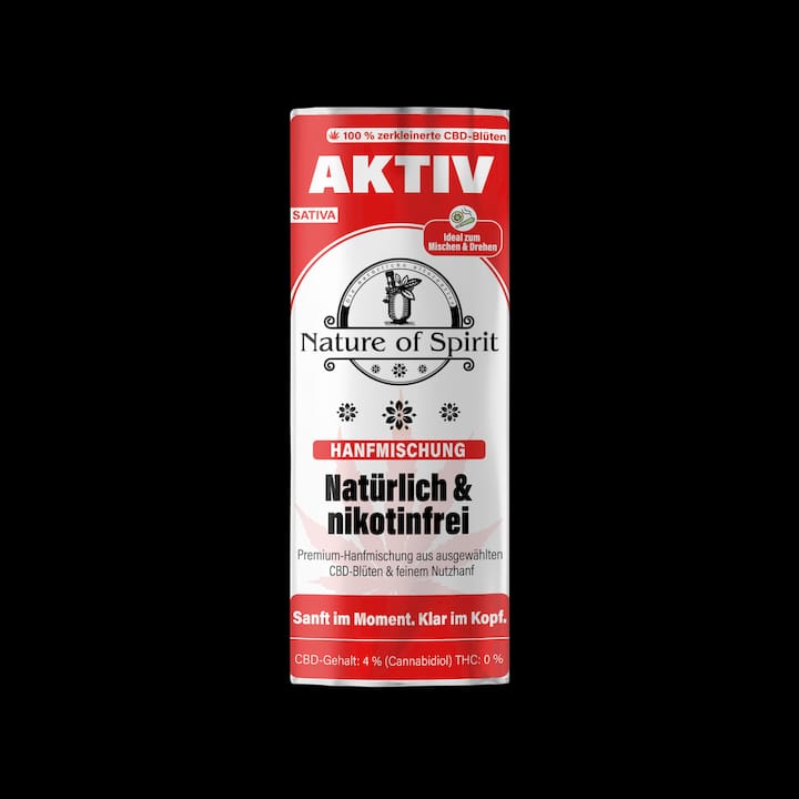 AKTIV 4 % – Aktive Hanfmischung für Joints | 25 g