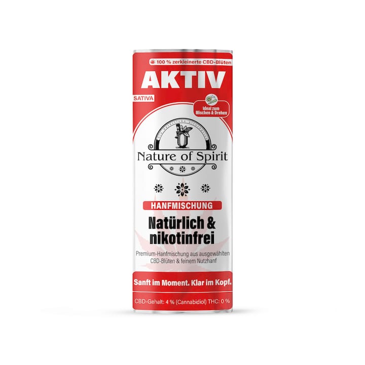 AKTIV 4 % – Aktive Hanfmischung für Joints | 25 g