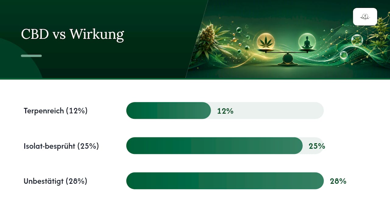 Wechselwirkung von CBD-Gehalt und Terpenprofil