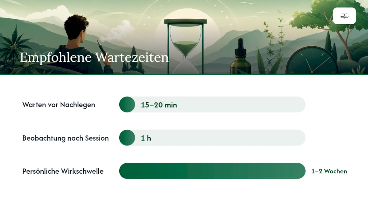 Sichere Dosierregeln beim Rauchen und Vapen — overview diagram