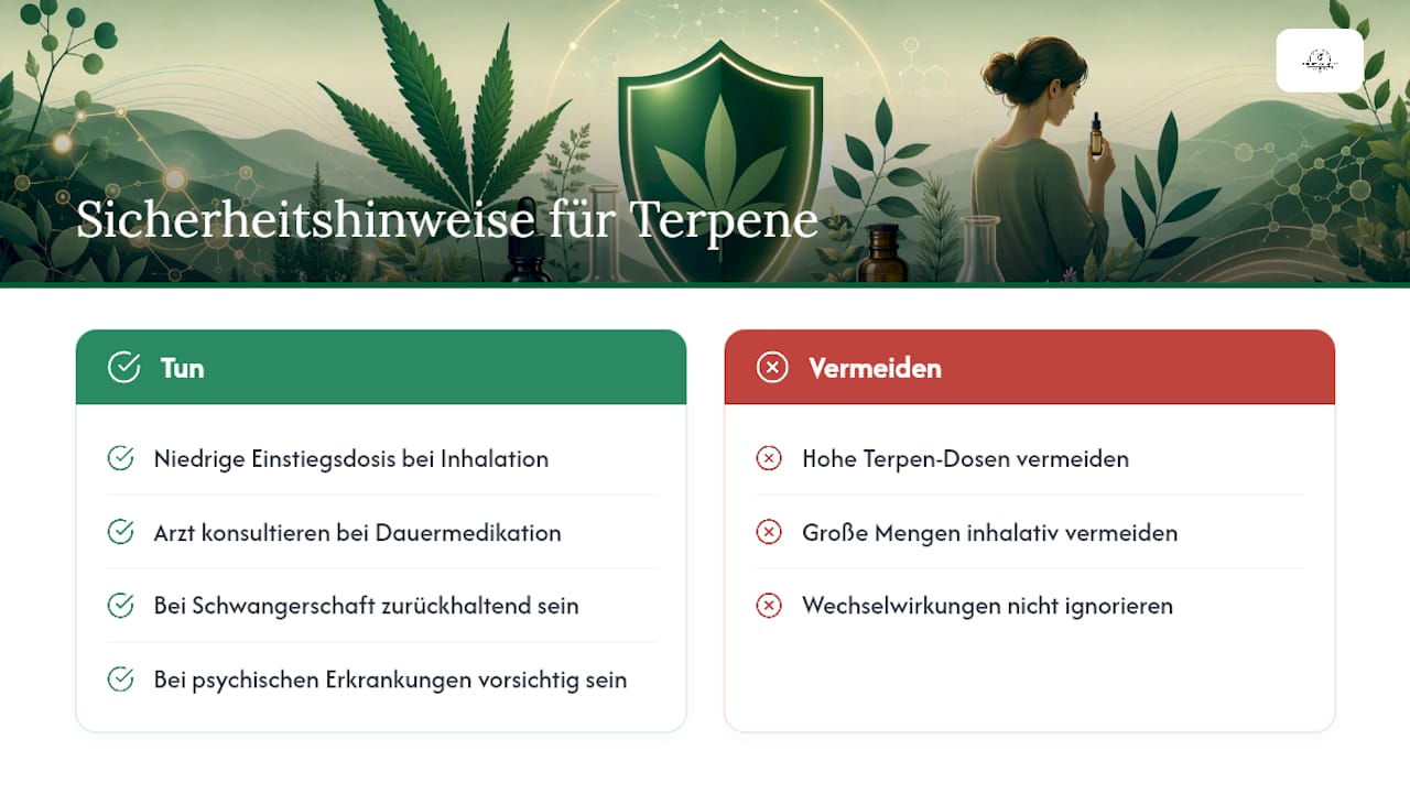 Sind Terpene in CBD-Produkten sicher? — overview diagram