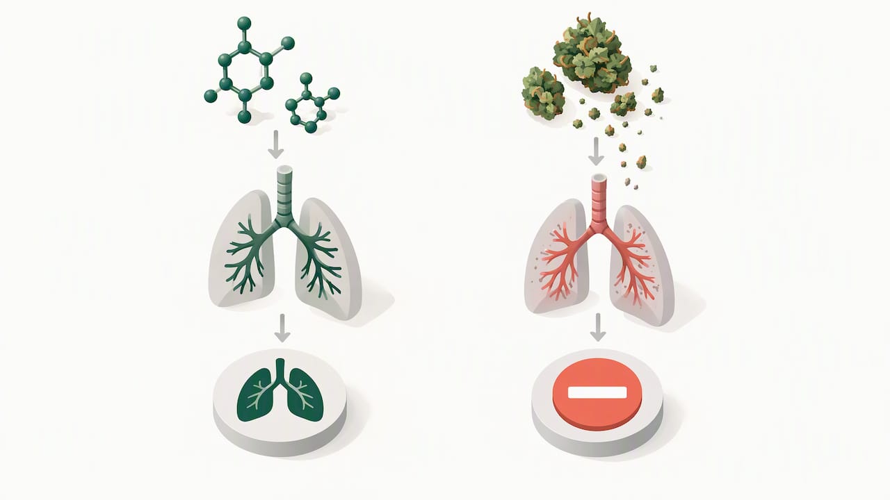 Vergleich von körpereigenen und inhalierten Cannabinoiden