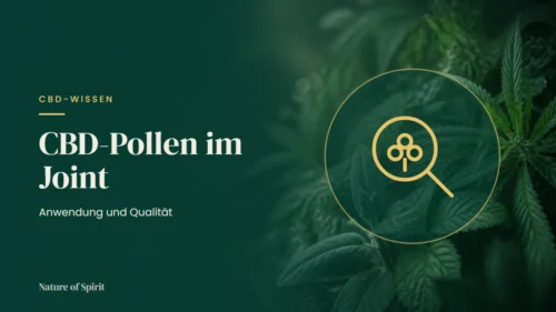 CBD-Pollen im Joint: Anwendung und Qualität