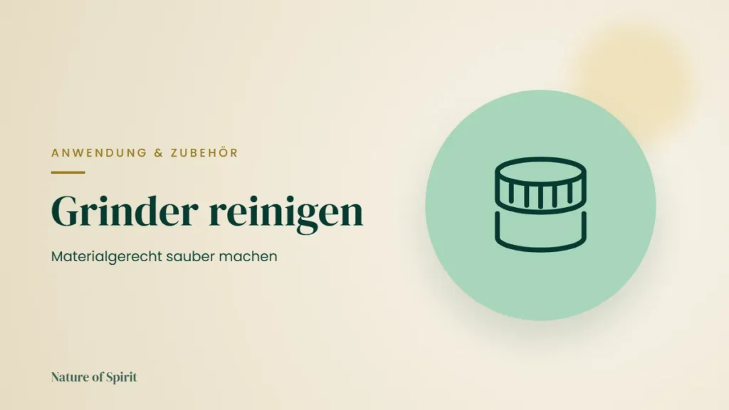Grinder reinigen: Materialgerecht sauber machen