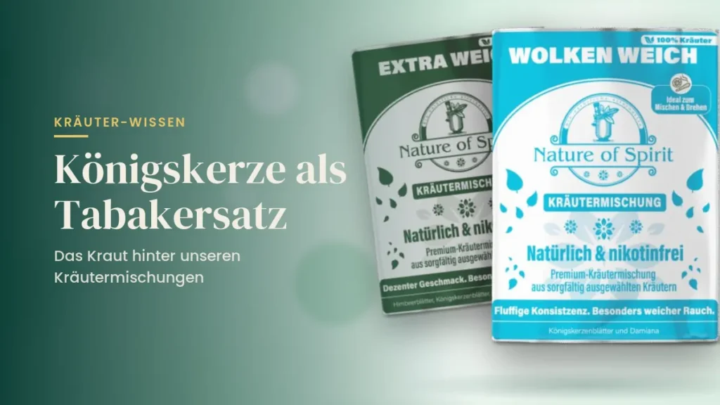 Königskerze als Tabakersatz: Kräutermischungen Wolken Weich und Extra Weich