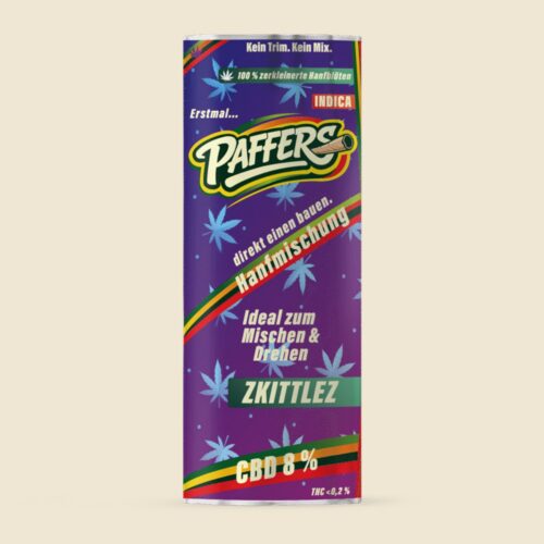Zkittlez 8 % CBD-Hanfmischung, 25 g Beutel