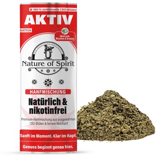 AKTIV 4 % – Aktivierende Hanfmischung für Joints | 25 g