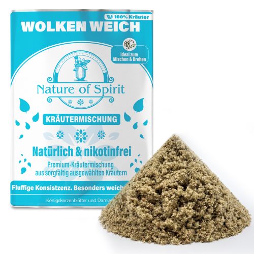 Nature of Spirit - Wolken weich - Kräutermischung - Tabakersatz für Joints