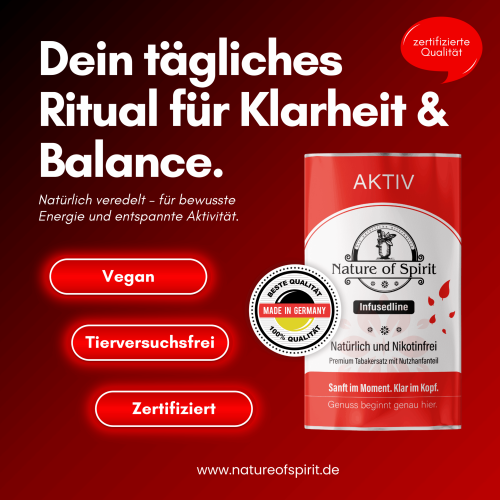 Nature of Spirit Aktiv Infusedline Tabakersatz mit 4% CBD