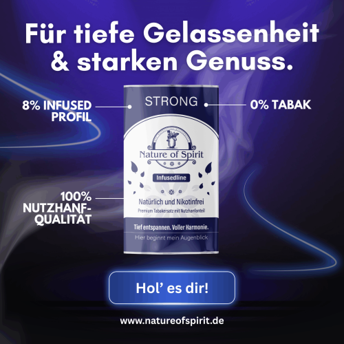 Nature of Spirit Strong 8% CBD Infusedline CBD Tabakersatz - Starker Genuss