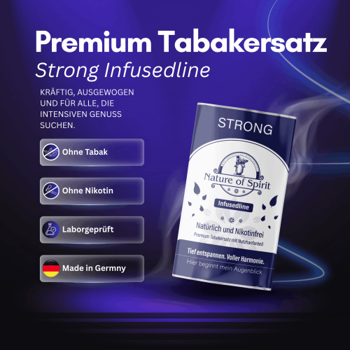 Nature of Spirit Strong 8% CBD Infusedline CBD Tabakersatz