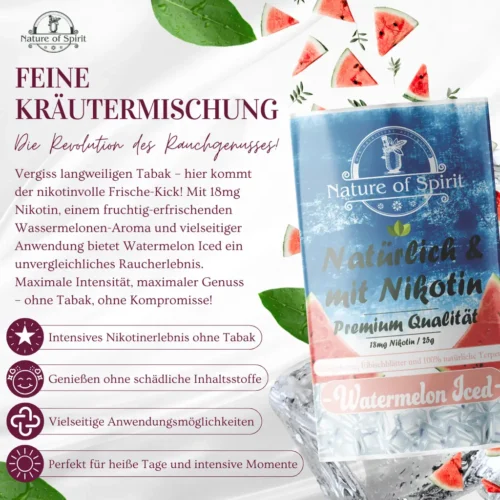 Nature of Spirit - Watermelon Iced - Feine Kräutermischung
